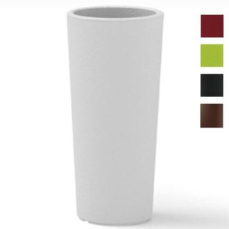 OEM Florero Clou Tondo Con Cache-pot Blanco - 65 Cm