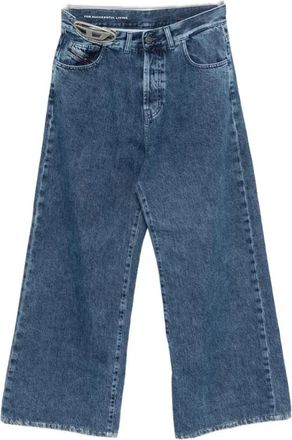 Diesel Wide Jeans - Dames - Loose Fit Jeans - Blauw - W25 - Denim - Jeans