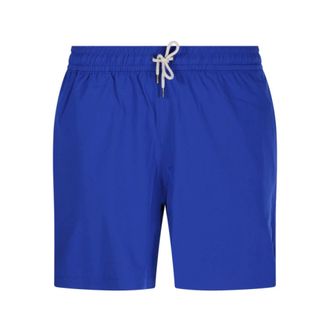Ralph Lauren Beachwear, male, Blue, Size: S Rugby Royal Trunk