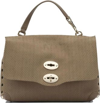 Zanellato Postina Amoretto Handtas - Dames - Handtassen - Beige - ONE Size - Katoen - Tassen