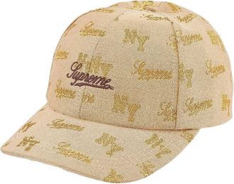 SUPREME SS26 Monogram 6-Panel Tan SUP-SS26-1067-TAN
