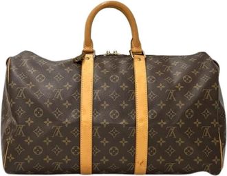 Louis Vuitton Pre-owned Vintage Boston Bag - unisex - Vintage Weekendtas - Bruin - ONE Size - Vintage