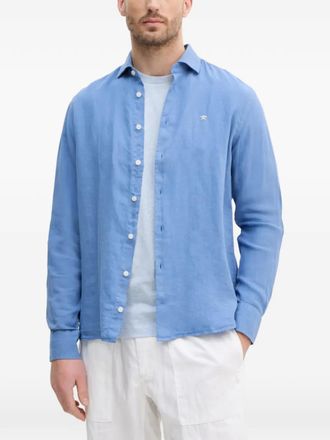 Hackett logo-embroidered shirt - Blue