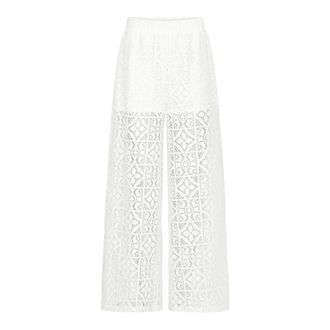 Ichi Pantalones - Trousers - Mujer - Blanco - 2XL