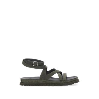 UGG Flat Sandals, female, Green, Size: 10 US Ankle Strap Platform Sandal