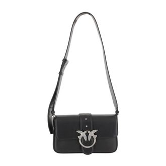 Pinko Love One Mini Slouchy - female - PINKO - Shoulder Bags - Black - ONE SIZE - Bags