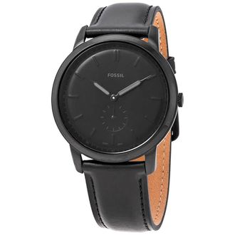 Fossil The Minimalist Quartz Black Dial Mens Watch FS5447