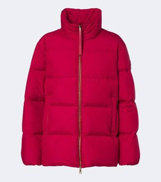 Moncler Piumino con pelle