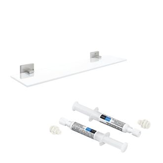 GROHE Estante Grohe Start Cube 53 Cm Supersteel + Grohe Quickglue A2 Para Acceso Con Dos Placas De Fijaci&oacute;n