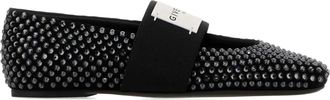 Givenchy Sliced Square Ballerina - Dames - Ballerinas - Zwart - 36 EU - Leer - Schoenen