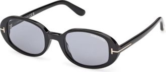 Tom Ford Ft 1364 01A Zonnebrillen - Dames - Zonnebrillen - Zwart - 49 MM - Accessoires