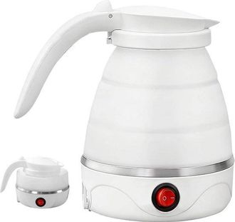 OEM Hervidor Plegable - Hervidor De Viaje - Camping Al Aire Libre - Calentamiento R&aacute;pido - 0,6 Litros - Blanco