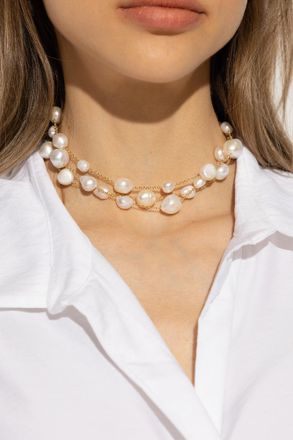 Cult Gaia Nyala Choker, Womens, Gold