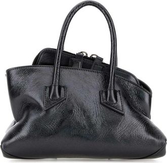 The Attico Dark Grey La Passeggiata Mini Satchel