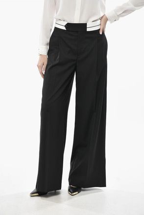 The Garment Single-Pleat Trousers with Contrast Waistband size 40