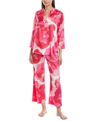 Natori 2Pc Floria Mandarin Pajama Set