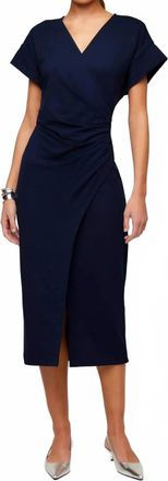 Fifteen Twenty Luna Midi Dress In Navy