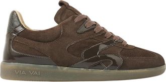 VIA VAI Nilla Macy Sneakers - Dames - Sneakers - Bruin - 40 EU - Leer - Schoenen
