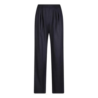 Pinko Pinko, Broeken, Dames, Blauw, M, Wol, Ramona Pant