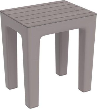 Feridras Feridras - Taburete De Ba&ntilde;o Gris Paloma L&iacute;nea Woody
