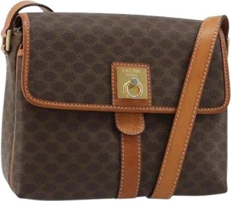 Celine Pre-owned Vintage Schoudertas - Dames - Vintage Schoudertas - Bruin - ONE Size - Leer - Vintage