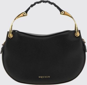 Alexander McQueen McQueen Mini borsa a mano Wishbone in pelle con tracolla amovibile