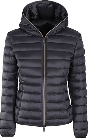 Save The Duck Padded Hooded Jacket With High-Density Nylon Fabric