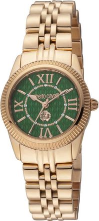 Roberto Cavalli Fashion Watch Quartz Green Dial Ladies Watch RC5L035M0075