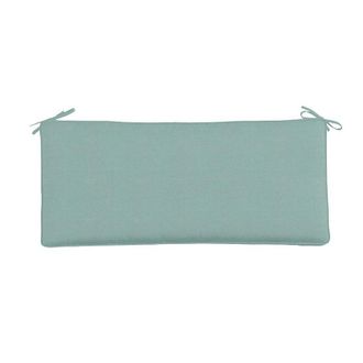 Ballard Designs Replacement Bench Cushion - 39x17.5 - Knife Edge, Canvas Spa Sunbrella - Ballard Designs
