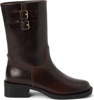 Matisse Footwear Women Basil Moto Boots In Cafe Dark Brown