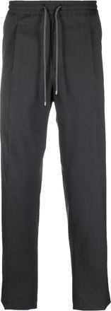 BRIGLIA 1949 Broeken, Heren, Zwart, L, Wol, Rechte Broek