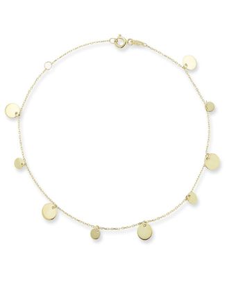 Ember Fine Jewelry 14K Disc Ankle Bracelet