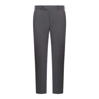 Pantaloni Torino Heren, Broeken, Grijs, Maat: XL Wol
