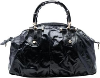 Gucci Pre-owned Handbags, female, Black, Size: ONE SIZE Pre-owned Satchel