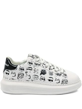 Karl Lagerfeld Sneakers Icon NFT Capri Graffiti - Bianco