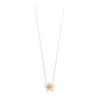 Tory Burch Tory Burch, Necklaces, female, Yellow, Size: ONE SIZE Forget Me Not Star Pendant Necklace
