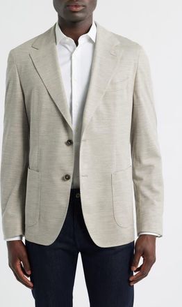 BOSS Jeff Regular Fit Beige Wool Mélange Sport Coat in Beige/Khaki at Nordstrom, Size 46 Regular