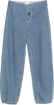 Still Here Drawstring-hem Wide-leg Jeans