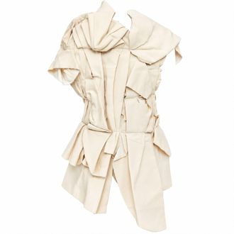 Comme Des Gar&ccedil;ons Comme Des Garcons 2013 Canvas Gathered Vest