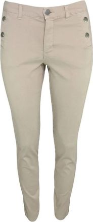 2-Biz Nieuwe Kitt - Stijlvol en Trendy - Dames - Skinny broeken - Beige - XL - Broeken