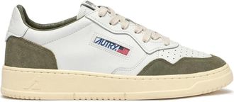 Autry Sneaker Medalist Low in pelle e camoscio - - Shoes - Uomo - Bianco - 42 EU