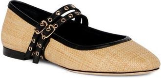 Paige Jackson Flat in Natural at Nordstrom, Size 10.5