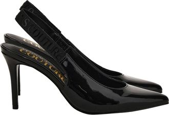Versace Jeans Couture Scarlett Slingback Mid Pumps - Dames - Pumps - Zwart - 39 EU - Schoenen