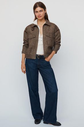 Rag & Bone Cam Low-Rise Straight-Leg Jeans