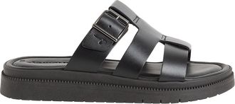 Tamaris Platte muiltjes in leer