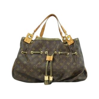 Louis Vuitton Pre-owned Bucket Bags, female, Brown, Size: ONE SIZE Pre-owned Monogram Bucket Bag