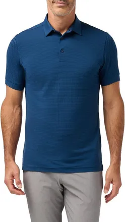 Mizzen+Main Copa Trim Fit Performance Polo in Midnight Navy at Nordstrom, Size Xx-Large