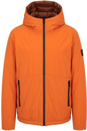 Baldinini Orange Polyester Men Mens Jacket