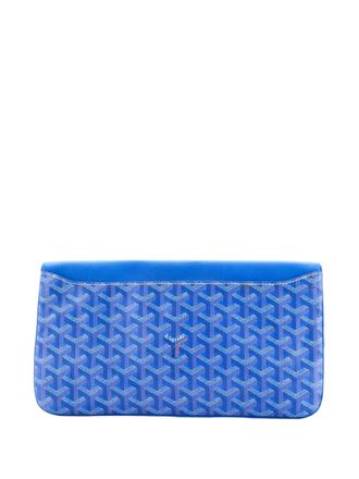 Goyard Saint Marie Coated Canvas clutch bag - women - Fabric - One Size - Blue