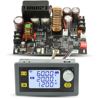 OEM Pantalla Lcd, Corriente Continua Ajustable, Voltaje Estabilizado, Fuente De Alimentaci&oacute;n Constante Y M&oacute;dulo Reductor De 20 A Y 1200 W